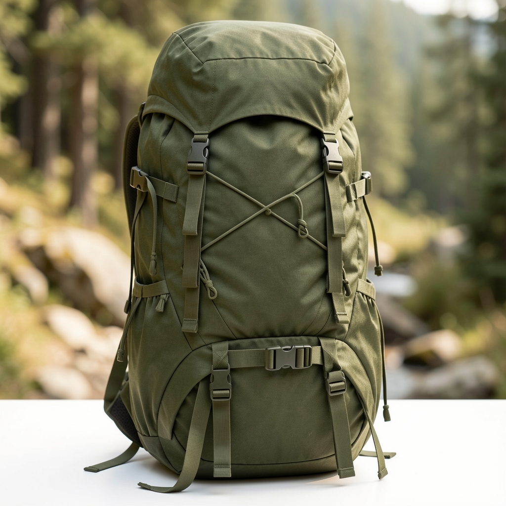 Mochila de trekking Osprey Atmos AG 65L color verde oliva con sistema anti-gravedad y correas ajustables