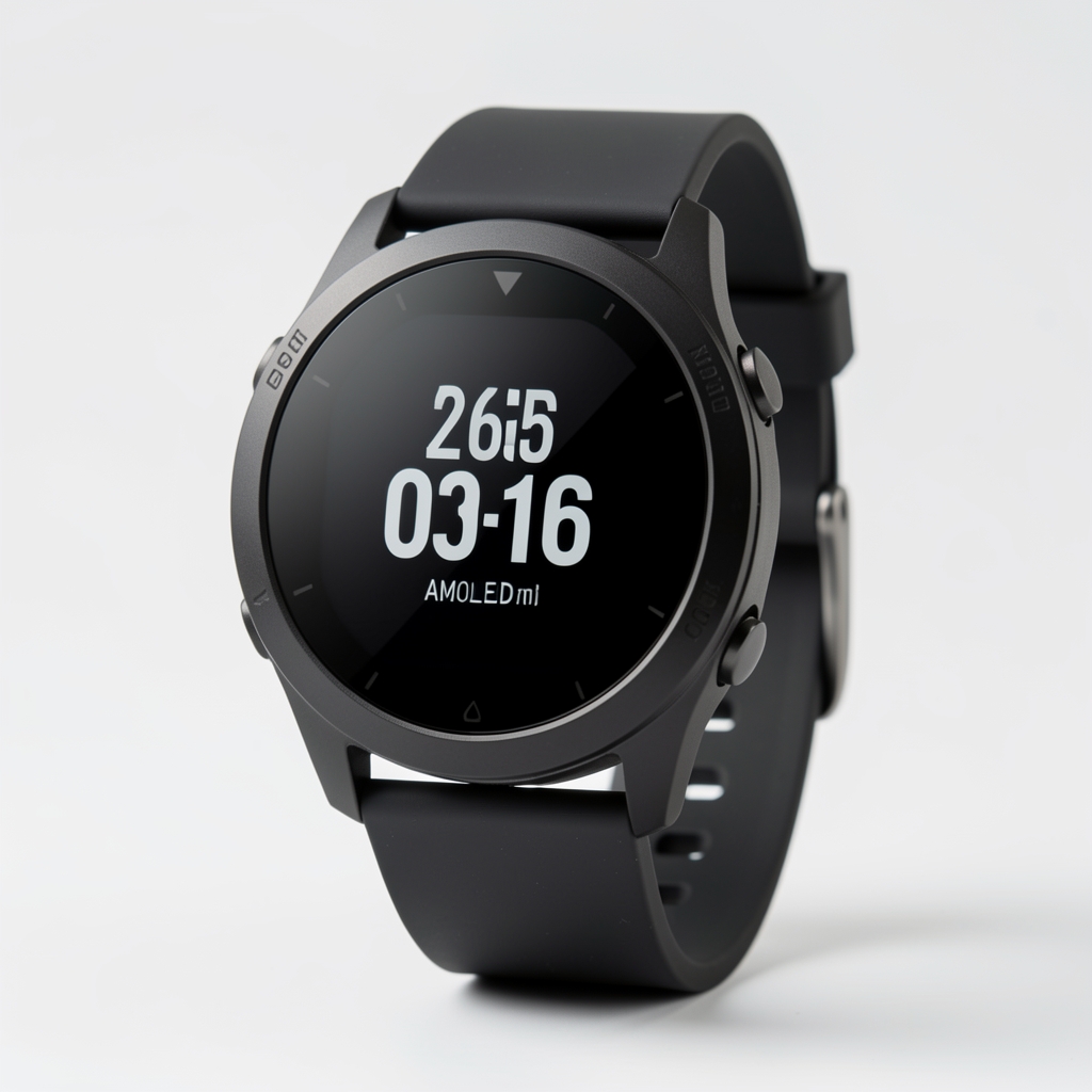Reloj deportivo GPS Garmin Forerunner 265 negro con pantalla AMOLED de 1.3 pulgadas y correa de silicona
