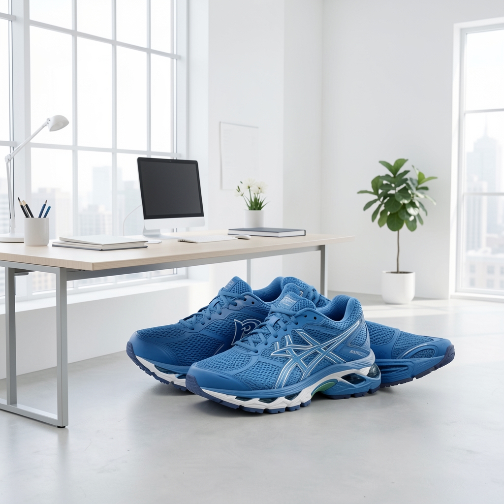 Zapatillas running Asics Gel Kayano 30 azules con suela de amortiguación en goma y malla transpirable